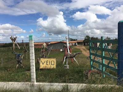 Entrada do sítio que abriga o Museu do Sertão em Sergipe - Foto de Sylvia Leite - BLOG LUGARES DE MEMORIA