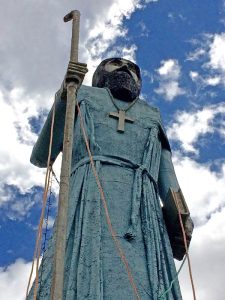 Estatua de Antonio Conselheiro em Canudos - Foto de Sylvia Leite - BLOG LUGARES DE MEMORIA