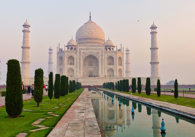 Palácio e jardim do Taj Mahal - Foto de safran7 por Pixabay - BLOG LUGARES DE MEMORIA