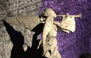 Anjo de marmore na Catedral de Sal - Foto de Sylvia Leite - BLOG LUGARES DE MEMÓRIA