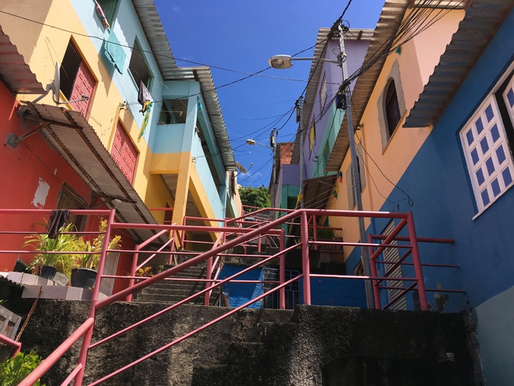 Casas coloridas do Candeal em Salvador - Foto de Sylvia Leite - BLOG LUGARES DE MEMORIA