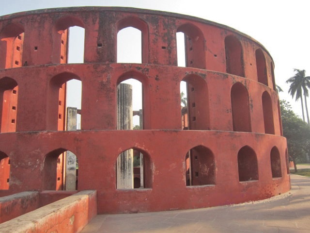 Instrumento de observação no observatorio Jantar Mantar - Foto de Sylvia Leite - BLOG LUGARES DE MEMORIA