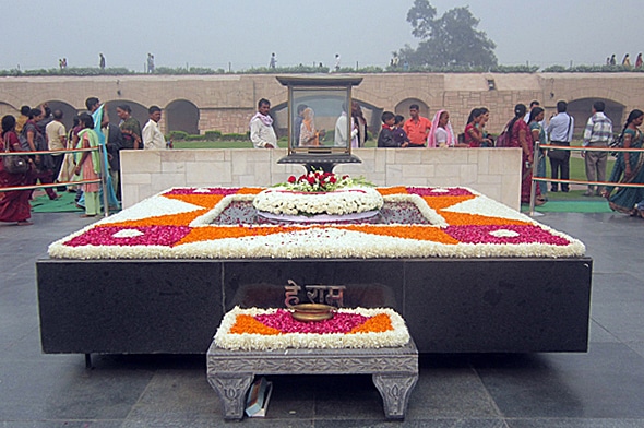 Monumento a Gandhi em Delhi - Foto de Sylvia Leite - BLOG LUGARES DE MEMORIA