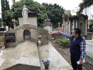 Guia do Cemitério da Consolação - Foto de Sylvia Leite - BLOG LUGARES DE MEMÓRIA