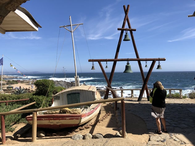 Área externa da casa de Pablo Neruda em Isla Negra - Foto de Sylvia Leite - BLOG LUGARES DE MEMORIA