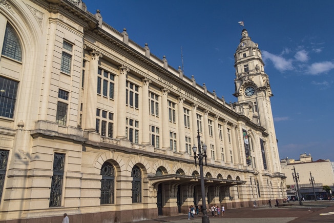 Fachada da Estação Júlio Prestes - Foto de Luiz Coleho - BLOG LUGARES DE MEMORIA-