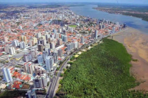 Vista aérea de Aracaju - Foto Lineu Lins - BLOG LUGARES DE MEMÓRIA