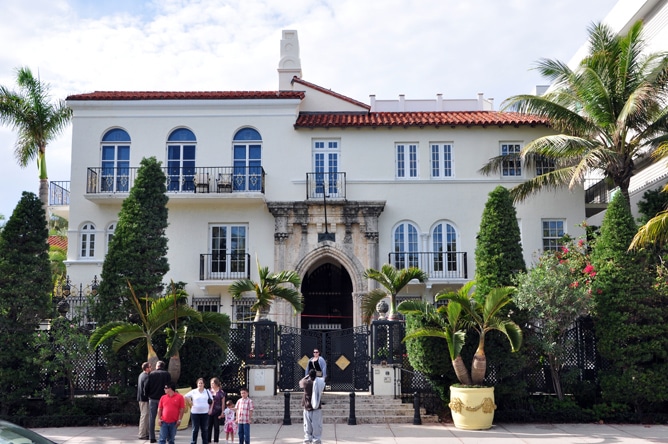 Casa que pertenceu a Gianni Versace , no Art Déco District, em South Beach, Miami 