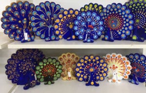 Pavões feitos pelos dos Figureiros de Taubaté- Foto de Cristiane Squarcina - BLOG LUGARES DE MEMORIA