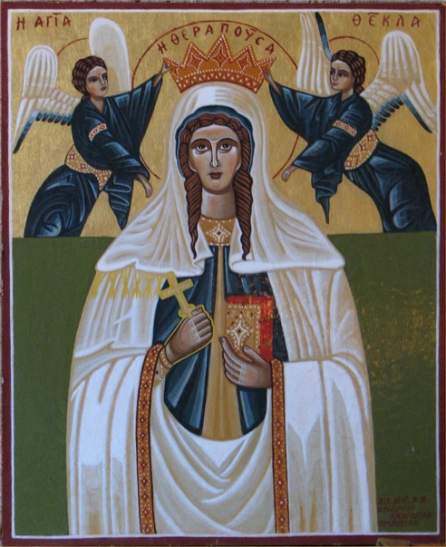 Ícone de Santa Tecla de Ikonium- Imagem de Olavfin - BLOG LUGARES DE MEMORIA