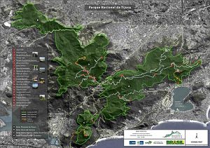 Mapa da Floresta da Tijuca - Wikimedia - BLOG LUGARES DE MEMÓRIA