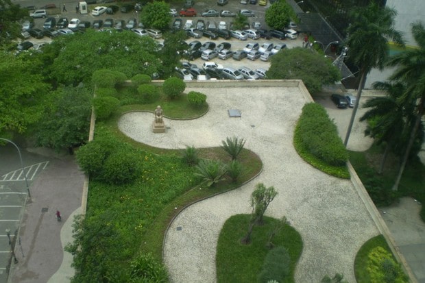 Jadim de Burle Marx no Palacio Gustavo Capanema - Foto divulgação Iphan - BLOG LUGARES DE MEMORIA