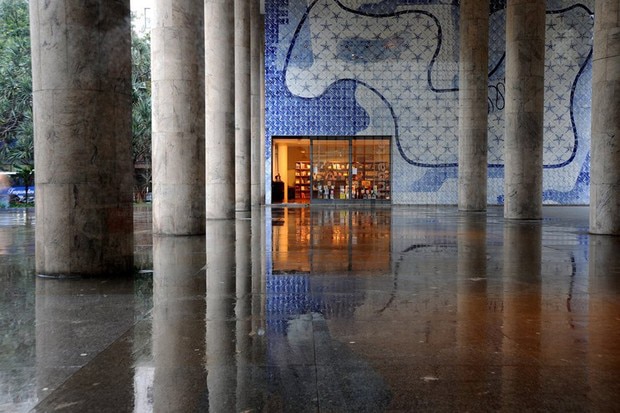 Jadim de Burle Marx no Palacio Gustavo Capanema - Foto divulgação Iphan - BLOG LUGARES DE MEMORIA