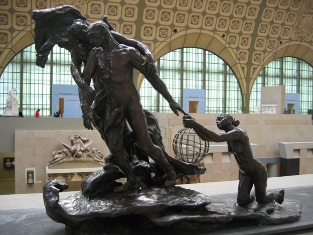 A idade madura- escultura de Camille Claudell - Foto de Arnaud 25 em Wikipedia - BLOG LUGARES DE MEMORIA