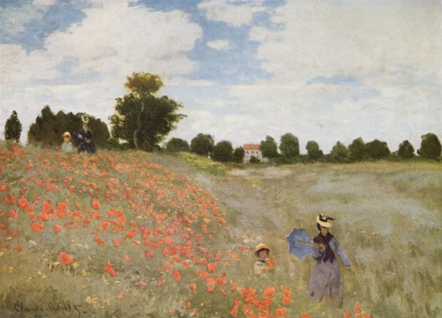 As Papoulas - Claude Monet - Wikimedia - BLOG LUGARES DE MEMORIA