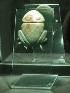 Muiraquitã - símbolo de Santarém - no Museu do Forte do Presépio