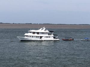 Encontro dos rios Tapajós e Amazonas em Santarém - Foto de Sylvia Leite - BLOG LUGARES DE MEMORIA