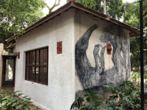Grafite na Casa das Araras - Foto de Sylvia Leite - BLOG LUGARES DE MEMORIA
