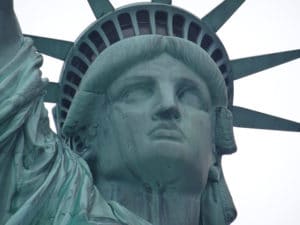 Rosto da Estátua da Liberdade - Fot
