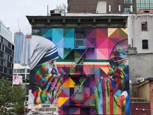 Mural Tolerância - Foto do site do artista - BLOG LUGARES DE MEMÓRIA