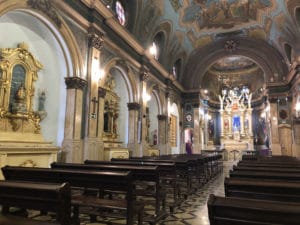 Interior da Igreja dos Enforcados na Praça da Liberdade - Foto de Sylvia Lete - BLOG LUGARES DE MEMORIA