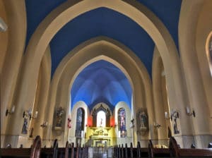 Interior da Capela de Santa Catarina - Foto de Sylvia Leite - BLOG LUGARES DE MEMÓRIA