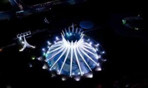 Aérea da catedral à noite - Foto do Ministério da Cultura em Wikimidia - BLOG LUGARES DE MEMORIA