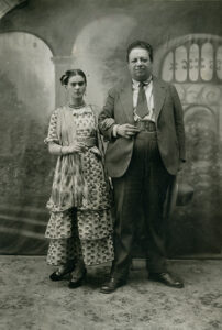 Frida e Diego Rivera - Foto do Museo Frida Kahlo - BLOG LUGARES DE MEMORIA