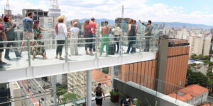 Mirante do Sesc Paulista - Foto de Carol Vidal no site do Sesc Paulista - BLOG LUGARES DE MEMORIA