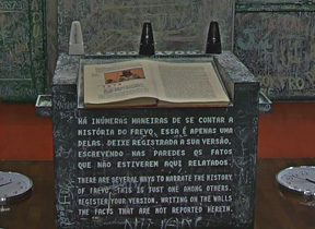 Sala interativa no Paço do Frevo - Imagem site Paço do Frevo - BLOG LUGARES DE MEMORIA