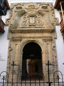 Portada do Palacio de la Inquisición - Foto do site do Museu de História da Cartagena - BLOG LUGARES DE MEMORIA