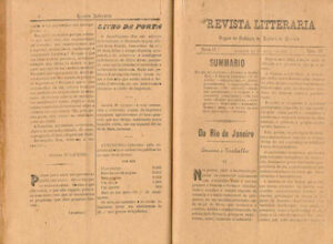 Revista do Gabinete de Leitura de Maruim - Foto de Hefrain Israel - BLOG LUGARES DE MEMORIA