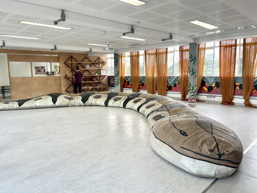 Sala da Jiboia noTava ou seu das Culturas Indigenas - Foto de Sylvia Leite - BLOG LUGARES DE MEMORIA