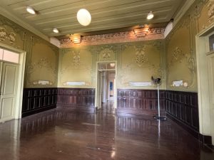 Pinturas nas paredes da Casa de Dona Yaya - Foto de Sylvia Leite - BLOG LUGARES DE MEMORIA