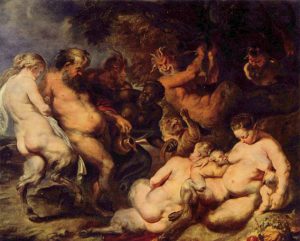 Pintura que retrata uma Bacanal - Tela de Peter_Paul_Rubens_011 em Wikimedia - BLOG LUGARES DE MEMORIA