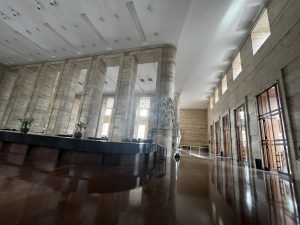 Hall de entrada do Edificio Matarazzo - Foto de Sylvia Leite - BLOG LUGARES DE MEMORIA
