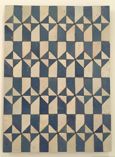Azulejos com padrão geométrico -- Foto Sylvia Leite - BLOG LUGARES DE MEMÓRIA 