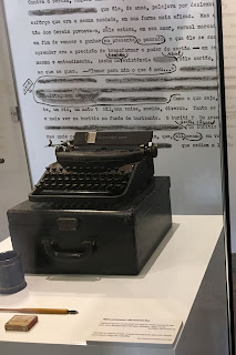 Maquina de escrever de Guimarães Rosa - Foto de Sylvia Leite - BLOG LUGARES DE MEMÓRIA