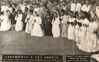 Casamento coletivo em Serra das Araras - Foto revista O Cruzeiro - BLOG LUGARES DE MEMÓRIA