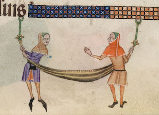 Ilustração de manuscrito medieval - Foto domínio público - BLOG LUGARES DE MEMÓRIA