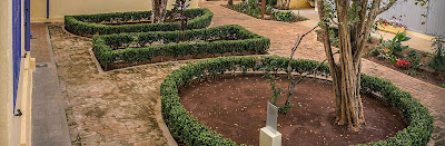 Jardim no Museu Casa de Portinari - Foto de Sylvia Leite - BLOG LUGARES DE MEMÓRIA
