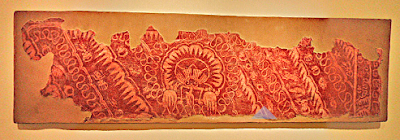 Concha com ondas no Museu dos Murais de Teotihuacán - Foto INAH Divulgação -BLOG LUGARES DE MEMÓRIA 