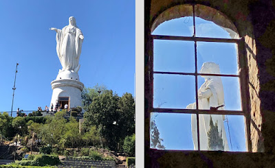 Imagem de Nossa Senhora no Santuário Inmaculada Concepción - Foto de Sylvia Leite - BLOG LUGARES DE MEMÓRIA