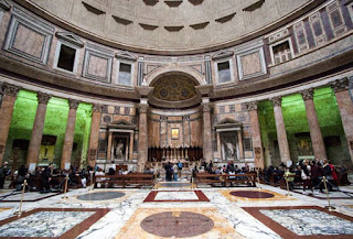 Nave do Pantheon - Foto de Szilas Wikimedia - BLOG LUGARES DE MEMÓRIA