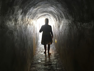 Túnel do Castelo de São Felipe de Barajas - Foto Sylvia Leite - BLOG LUGARES DE MEMÓRIA