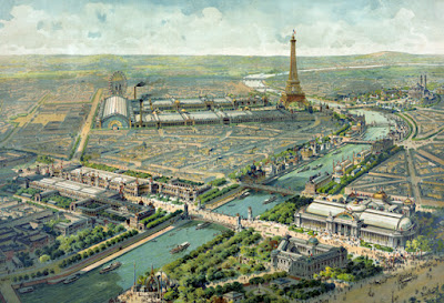 Vista aérea de Paris com a torre - Autor desconhecido - - BLOG LUGARES DE MEMÓRIA